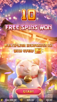 Lucky Neko ฟรีสปิน